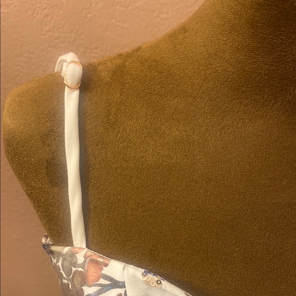 NOOKIE Floral White and Purple Women's Dress - Picture 3 of 8